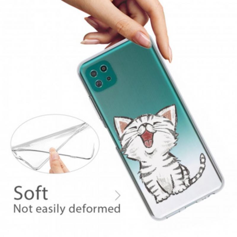 Capa Para Samsung Galaxy A22 5G Gato Fofo