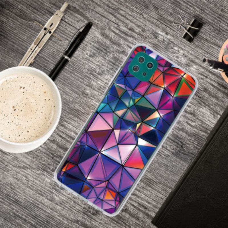 Capa Para Samsung Galaxy A22 5G Geometria Flexível