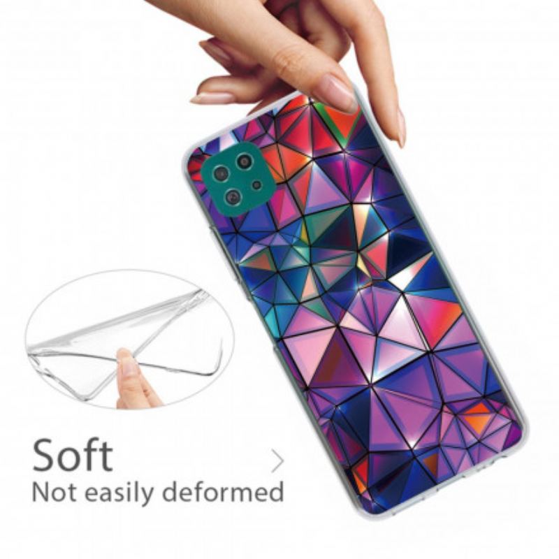 Capa Para Samsung Galaxy A22 5G Geometria Flexível