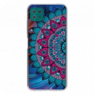 Capa Para Samsung Galaxy A22 5G Mandala Colorida