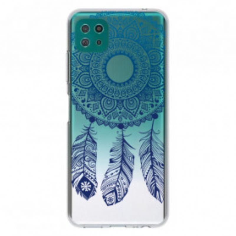 Capa Para Samsung Galaxy A22 5G Mandala De Flor Única