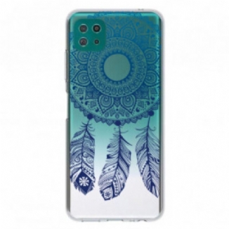 Capa Para Samsung Galaxy A22 5G Mandala De Flor Única