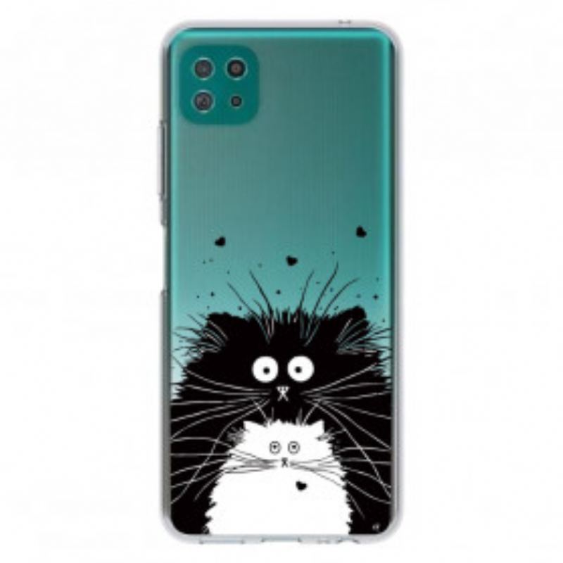 Capa Para Samsung Galaxy A22 5G Olha Os Gatos