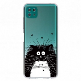 Capa Para Samsung Galaxy A22 5G Olha Os Gatos