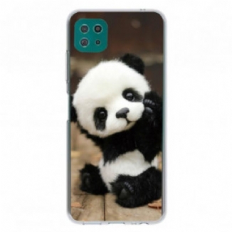 Capa Para Samsung Galaxy A22 5G Panda Flexível