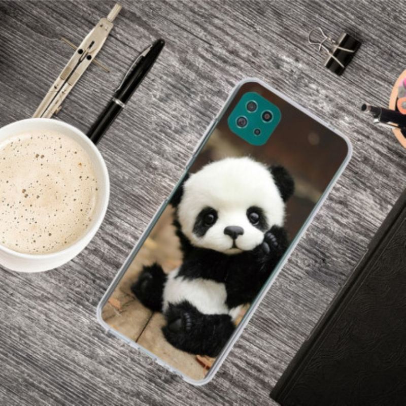 Capa Para Samsung Galaxy A22 5G Panda Flexível