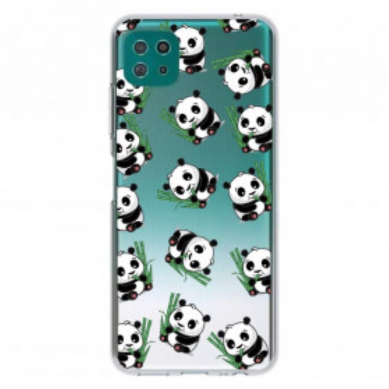 Capa Para Samsung Galaxy A22 5G Pequenos Pandas