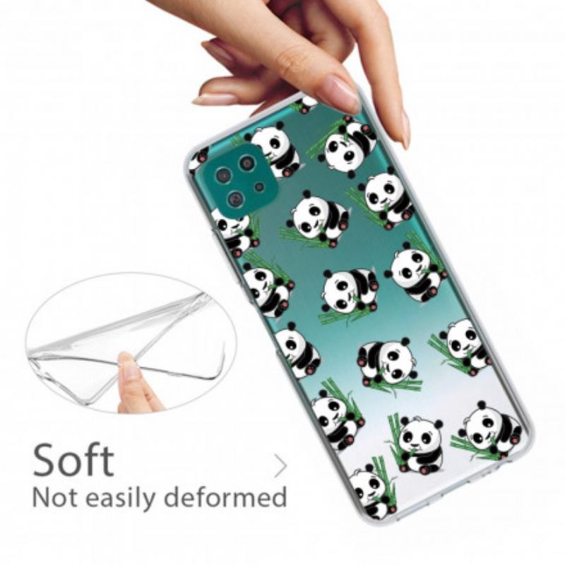 Capa Para Samsung Galaxy A22 5G Pequenos Pandas