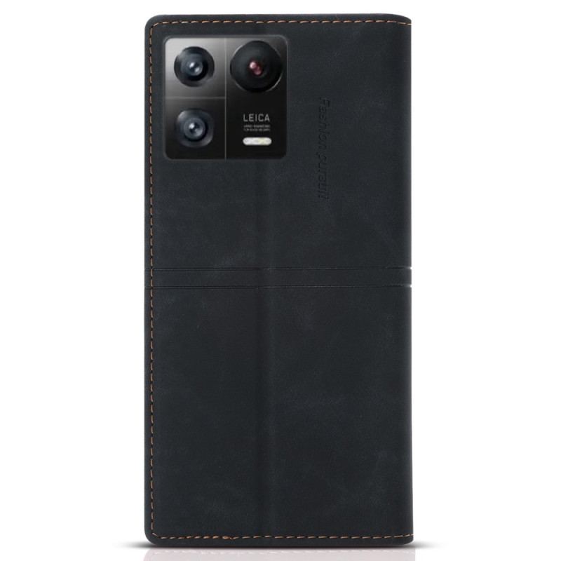 Capa De Celular Para Xiaomi 13 Flip Estilo De Couro