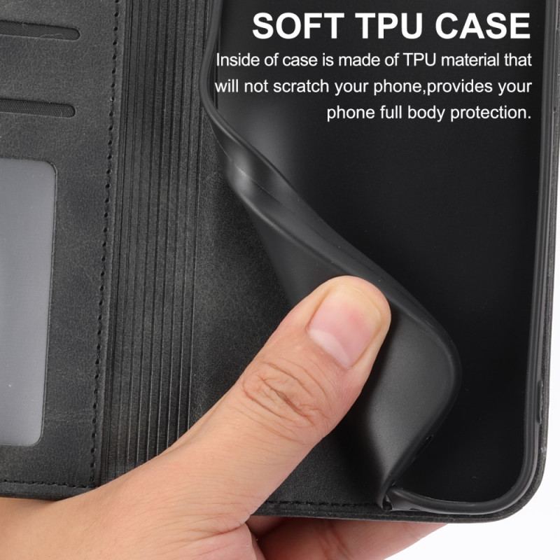 Capa De Celular Para Xiaomi 13 Flip Estilo Couro Padrão 3d