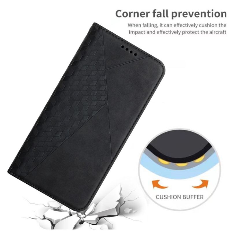 Capa De Celular Para Xiaomi 13 Flip Estilo Couro Padrão 3d