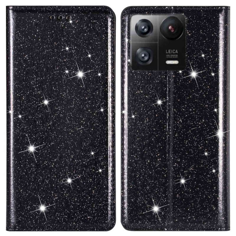 Capa De Celular Para Xiaomi 13 Flip Estilo De Lantejoulas