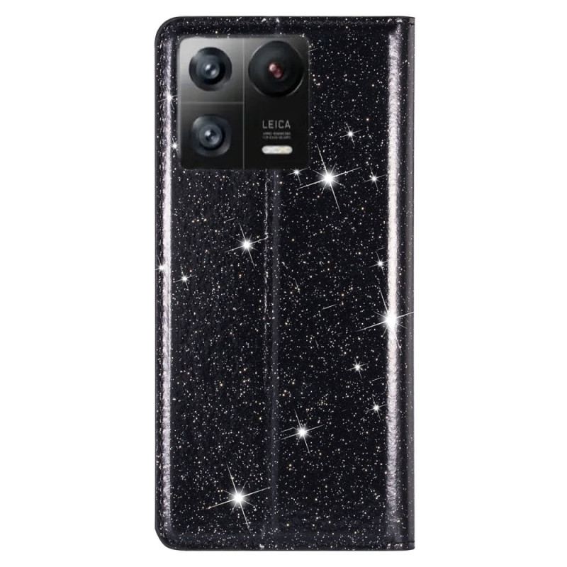 Capa De Celular Para Xiaomi 13 Flip Estilo De Lantejoulas