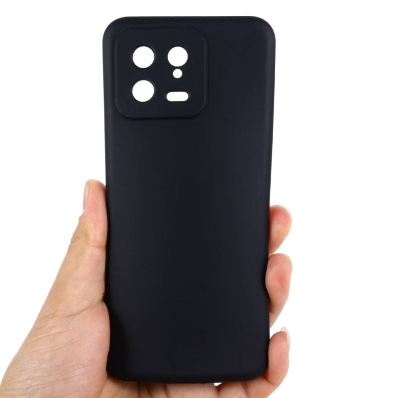 Capa De Celular Para Xiaomi 13 Silicone Líquido Com Cordão