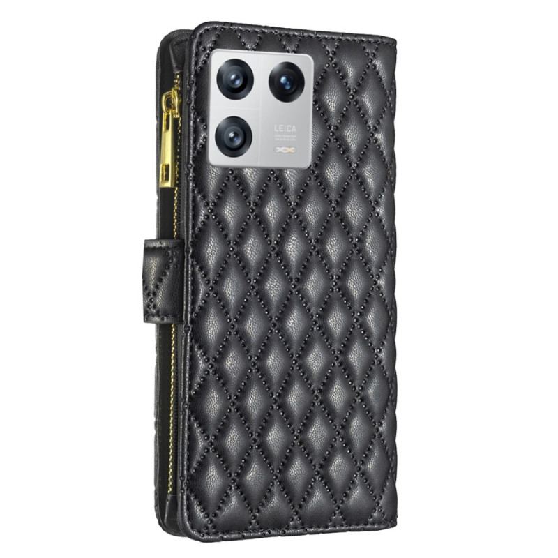 Capa De Couro Para Xiaomi 13 Estilo De Cor Binfen Acolchoado