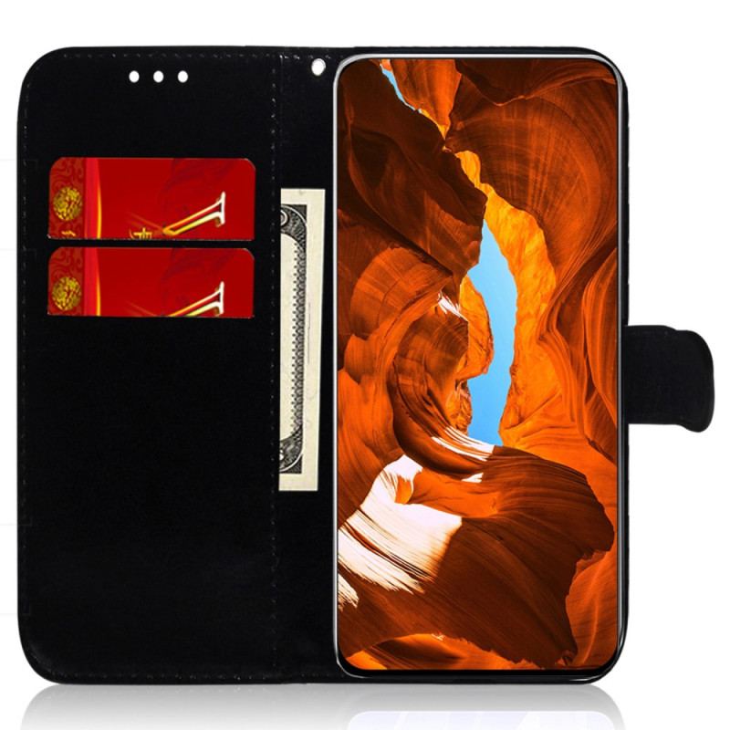 Capa De Couro Para Xiaomi 13 Estilo Discoteca