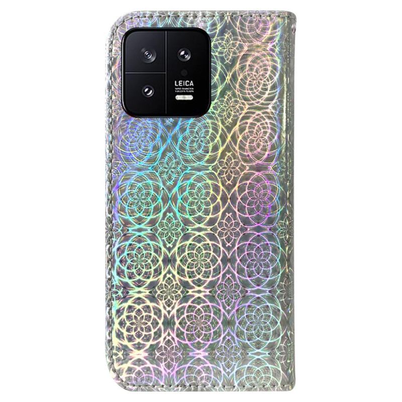 Capa De Couro Para Xiaomi 13 Estilo Discoteca