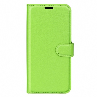 Capa De Couro Para Xiaomi 13 Couro Sintético De Lichia Clássico