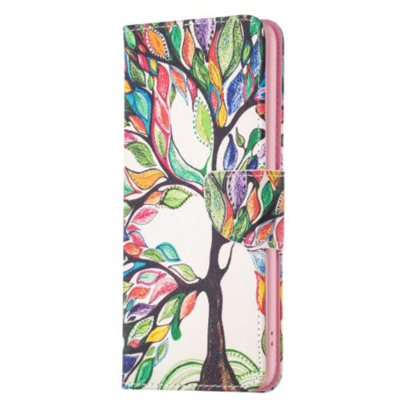 Capa Flip Para Xiaomi 13 Aquarela Árvore