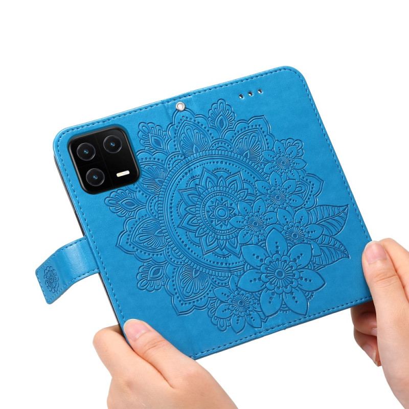 Capa Flip Para Xiaomi 13 De Cordão Mandala Strappy