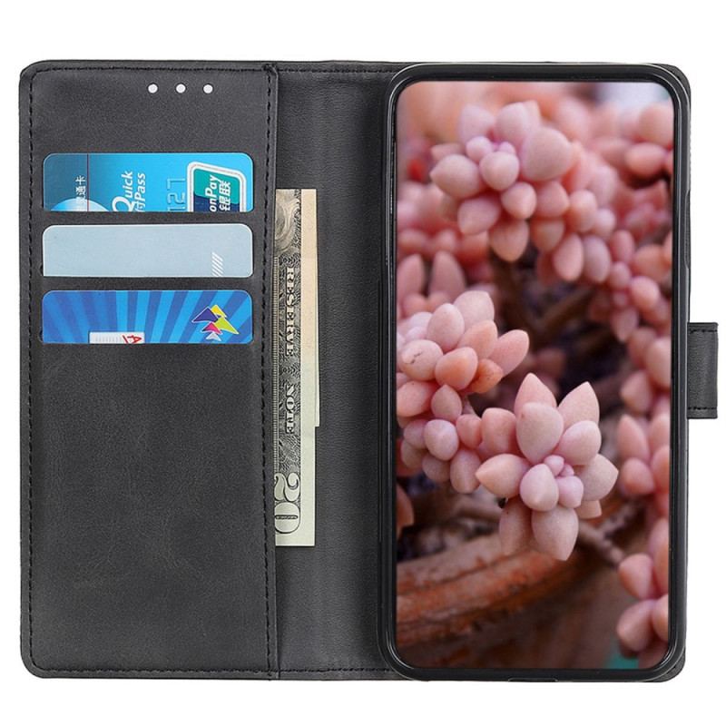 Capa Flip Para Xiaomi 13 Couro Sintético Fosco