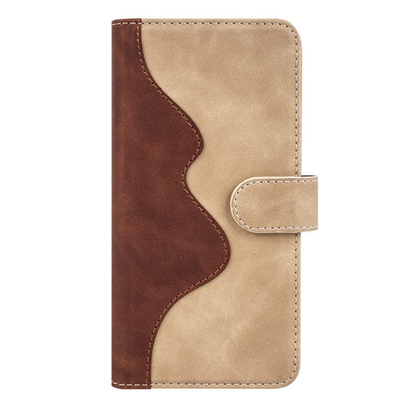 Capa Flip Para Xiaomi 13 Estilo De Couro Ondulado