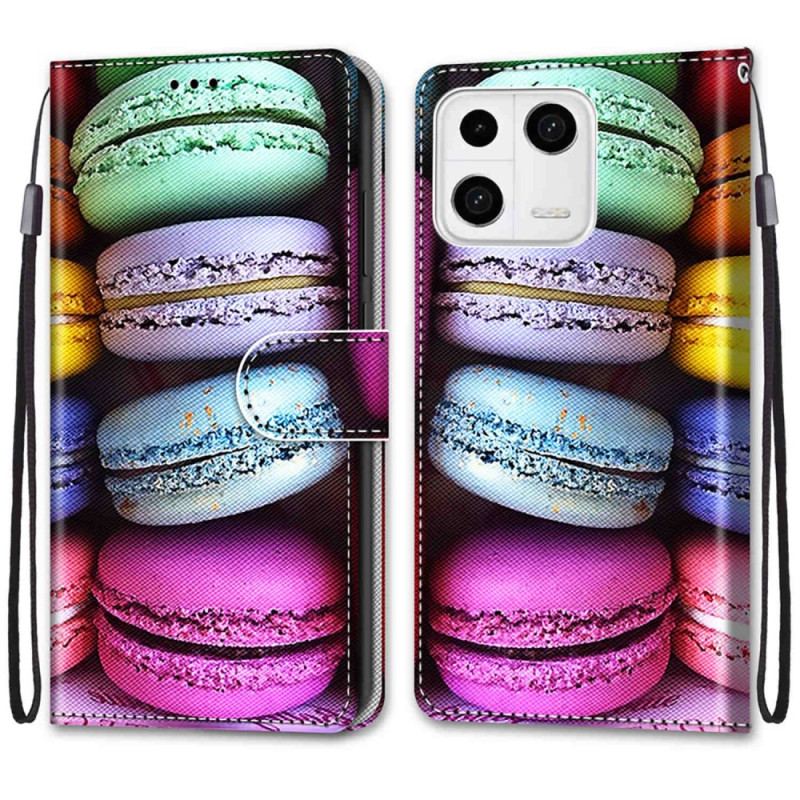 Capa Flip Para Xiaomi 13 Macarons