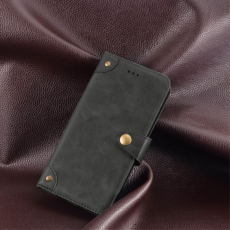 Capa Folio Para Xiaomi 13 Botão Magnético