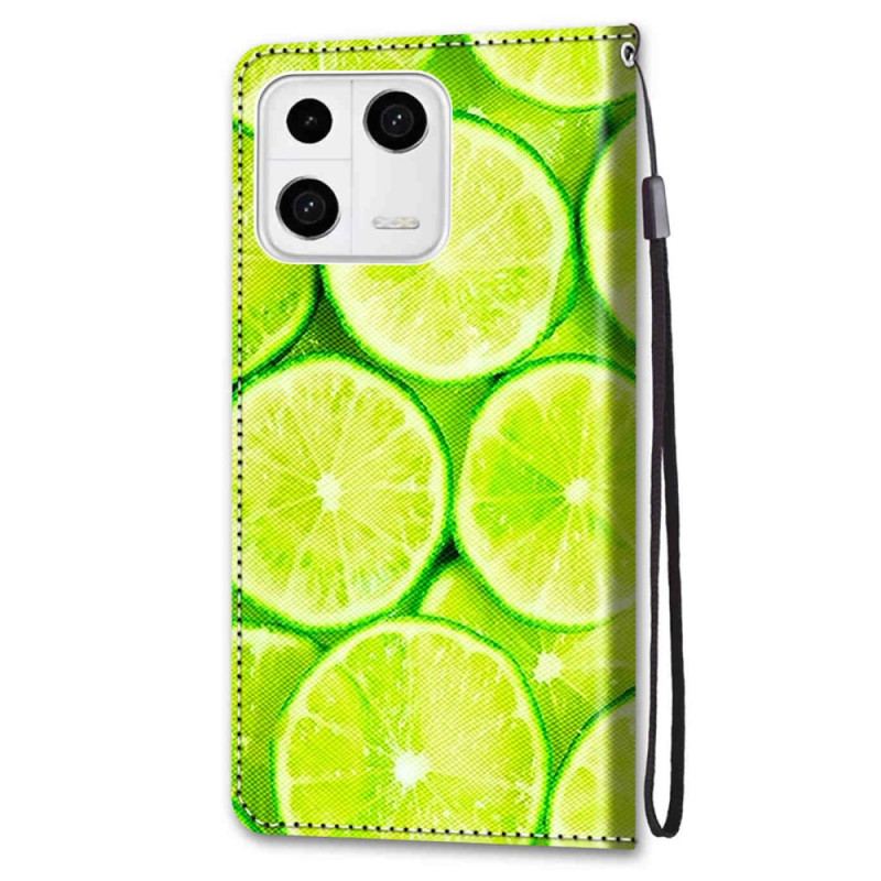 Capa Folio Para Xiaomi 13 Limão