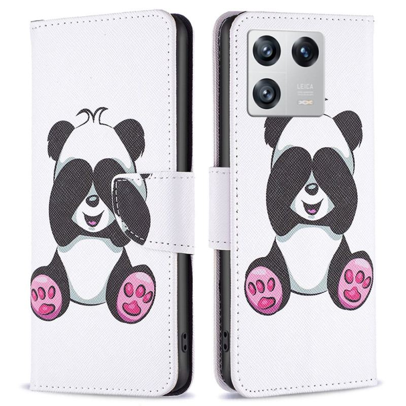 Capa Folio Para Xiaomi 13 Panda