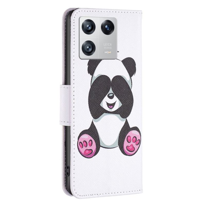 Capa Folio Para Xiaomi 13 Panda