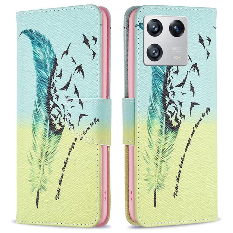 Capa Folio Para Xiaomi 13 Pena