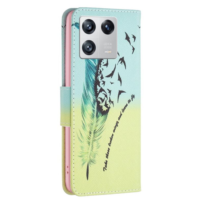 Capa Folio Para Xiaomi 13 Pena