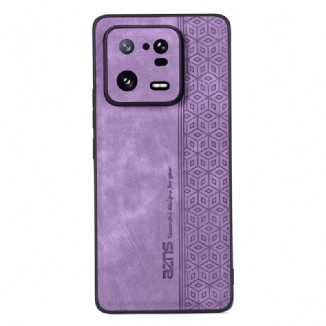 Capa Para Xiaomi 13 Efeito Couro Azns