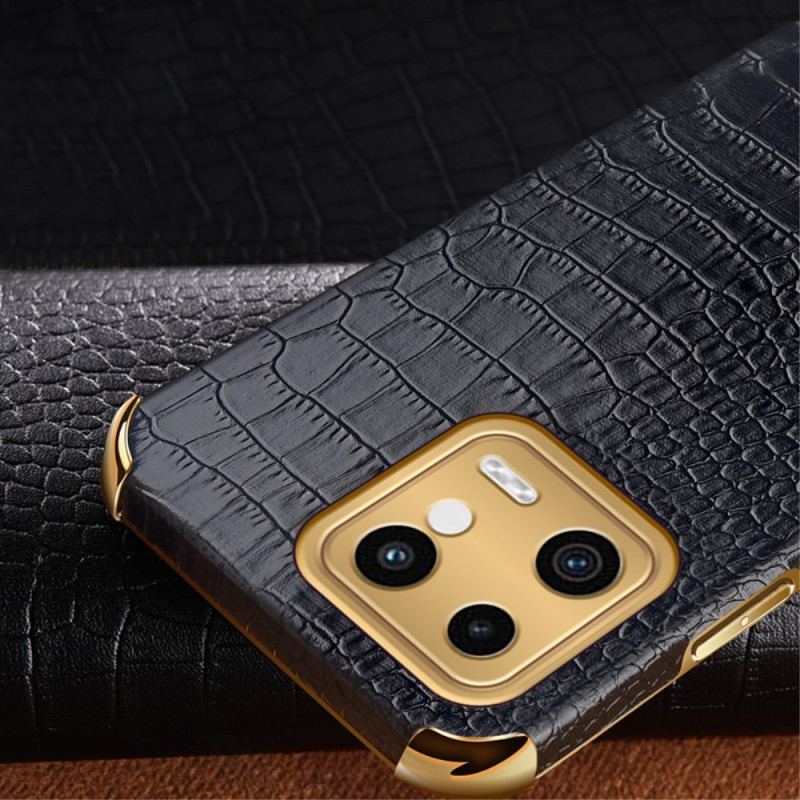 Capa Para Xiaomi 13 Efeito Crocodilo Com Anel