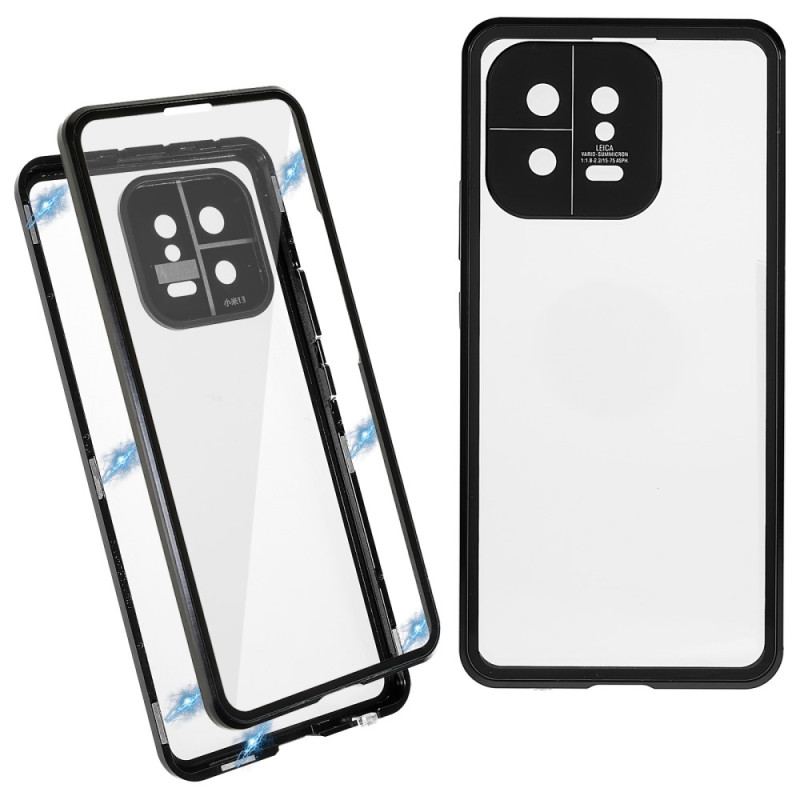 Capa Para Xiaomi 13 Vidro Temperado Frontal E Traseiro E Metal