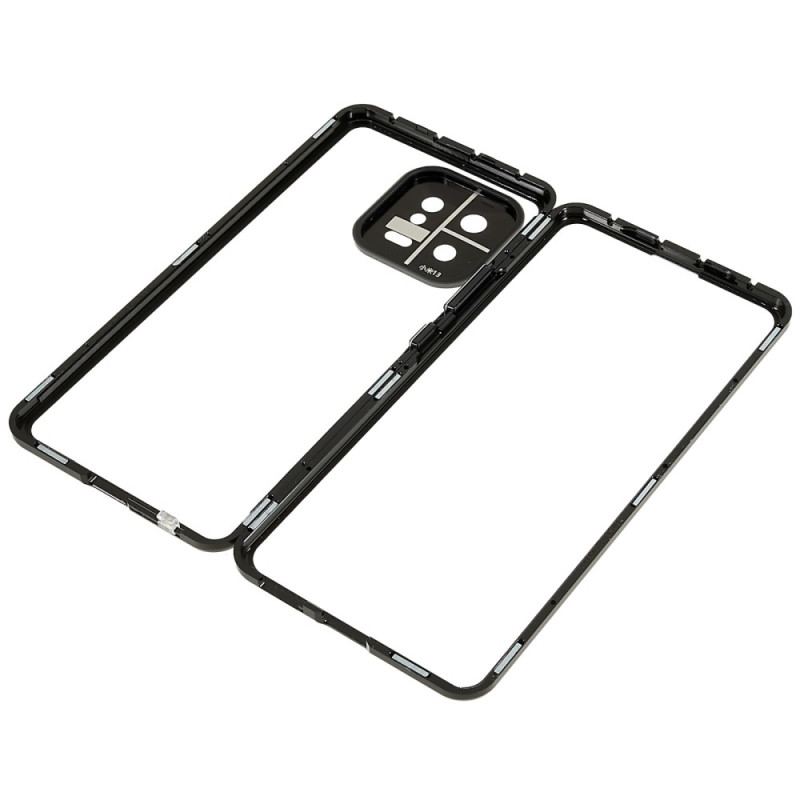 Capa Para Xiaomi 13 Vidro Temperado Frontal E Traseiro E Metal