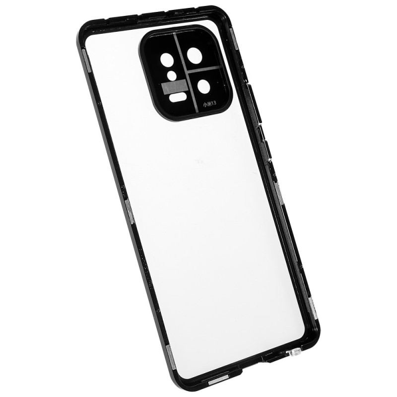 Capa Para Xiaomi 13 Vidro Temperado Frontal E Traseiro E Metal