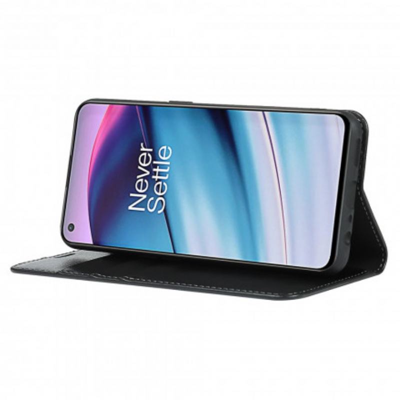 Capa De Celular Para OnePlus Nord CE 5G Flip Couro Legitimo