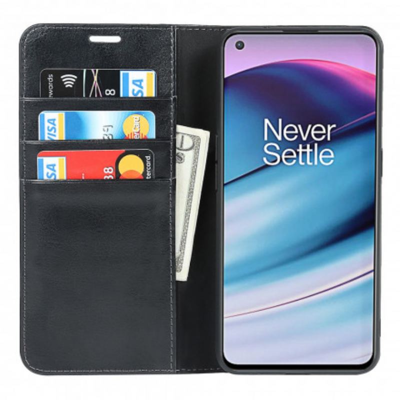 Capa De Celular Para OnePlus Nord CE 5G Flip Couro Legitimo