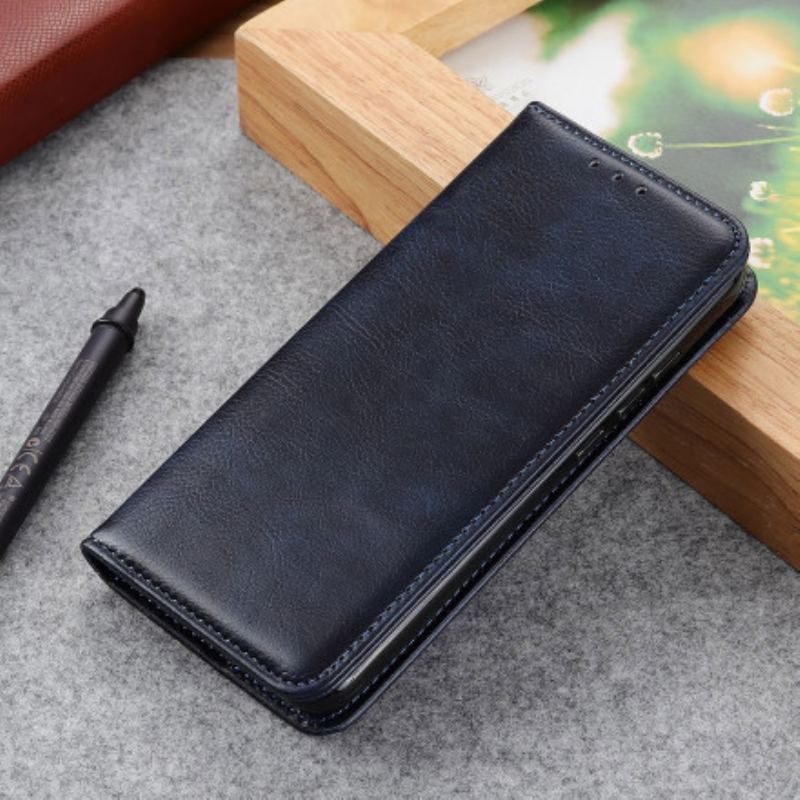 Capa De Celular Para OnePlus Nord CE 5G Flip Couro Litchi Elegance Dividido