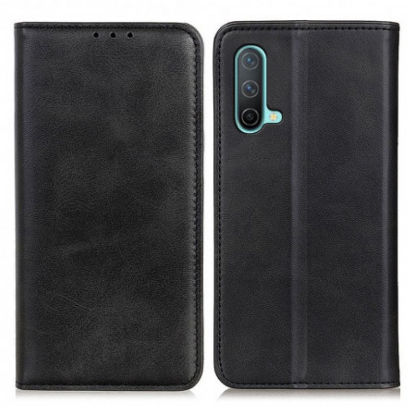 Capa De Celular Para OnePlus Nord CE 5G Flip Couro Rachado