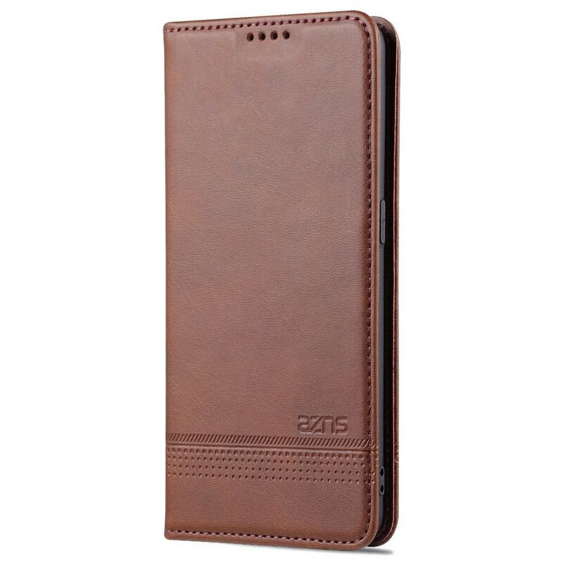 Capa De Celular Para OnePlus Nord CE 5G Flip Estilo De Couro Azns