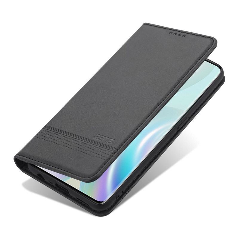 Capa De Celular Para OnePlus Nord CE 5G Flip Estilo De Couro Azns