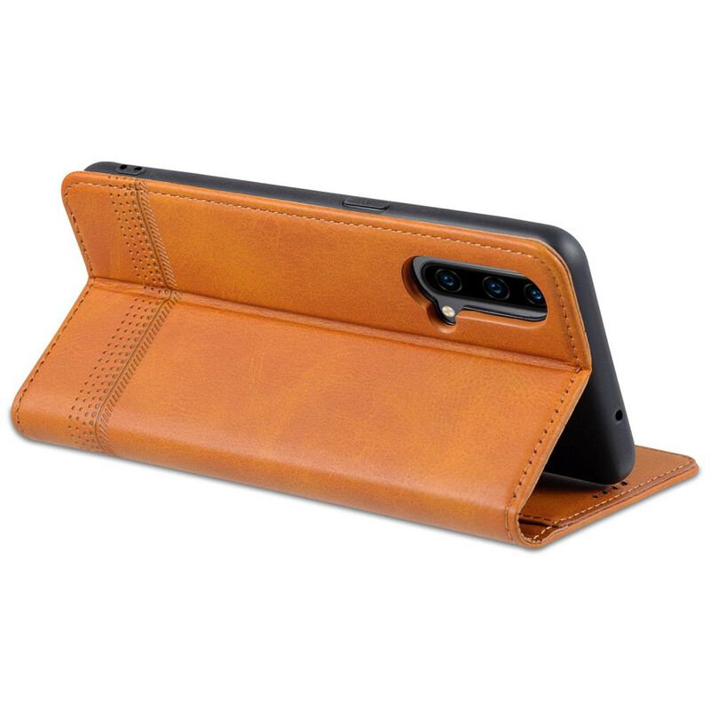 Capa De Celular Para OnePlus Nord CE 5G Flip Estilo De Couro Azns