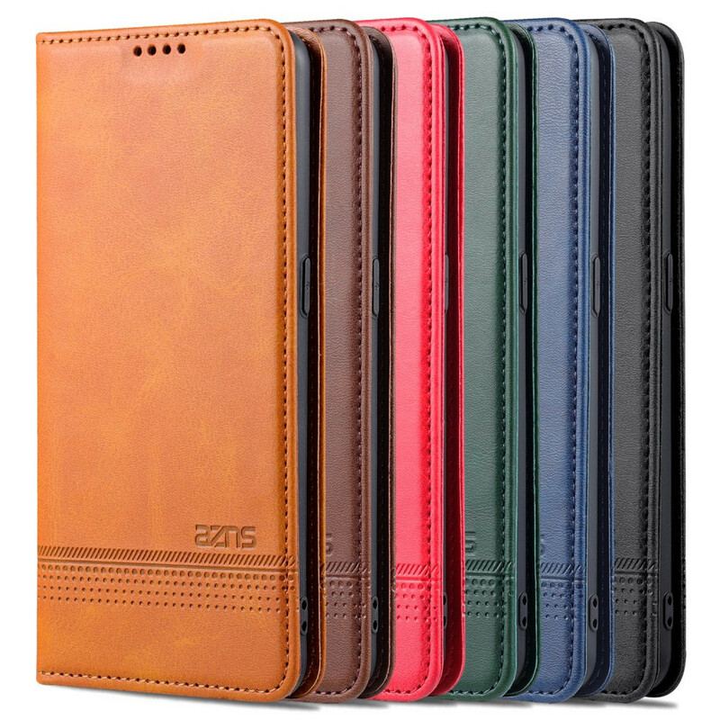 Capa De Celular Para OnePlus Nord CE 5G Flip Estilo De Couro Azns