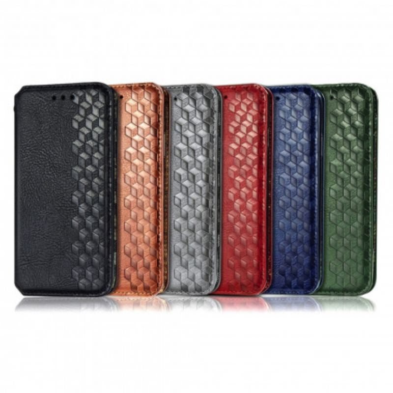 Capa De Celular Para OnePlus Nord CE 5G Flip Textura Diamante Efeito Couro