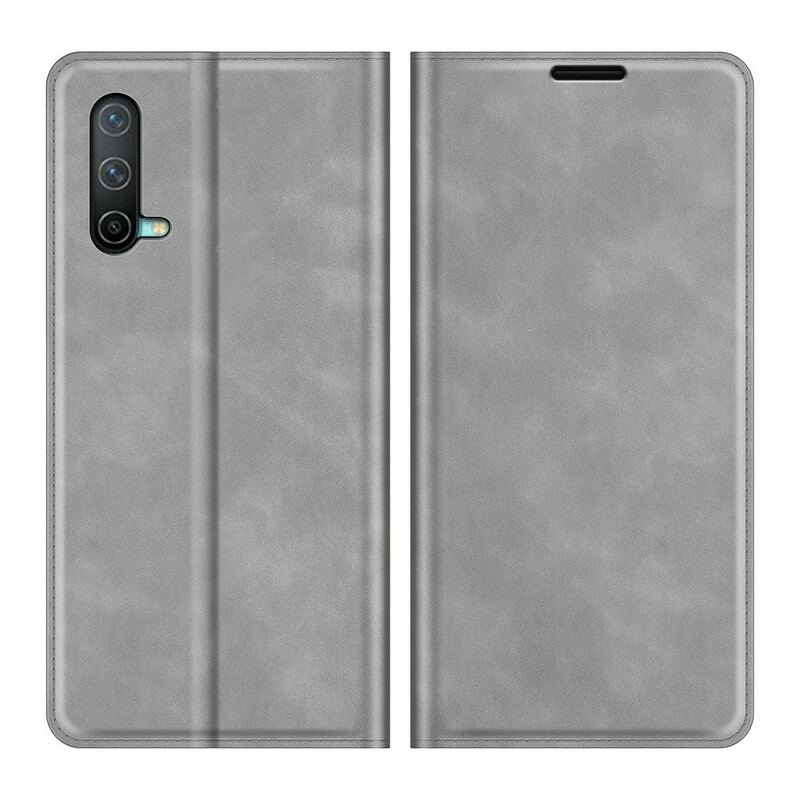 Capa De Celular Para OnePlus Nord CE 5G Flip Toque De Pele