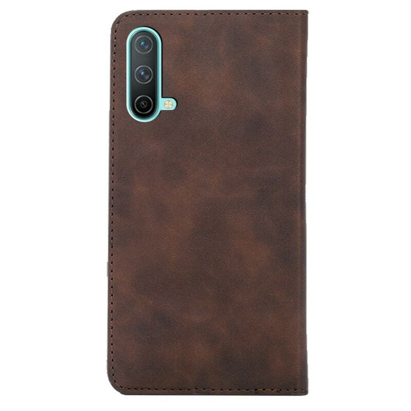 Capa De Celular Para OnePlus Nord CE 5G Flip Toque De Pele