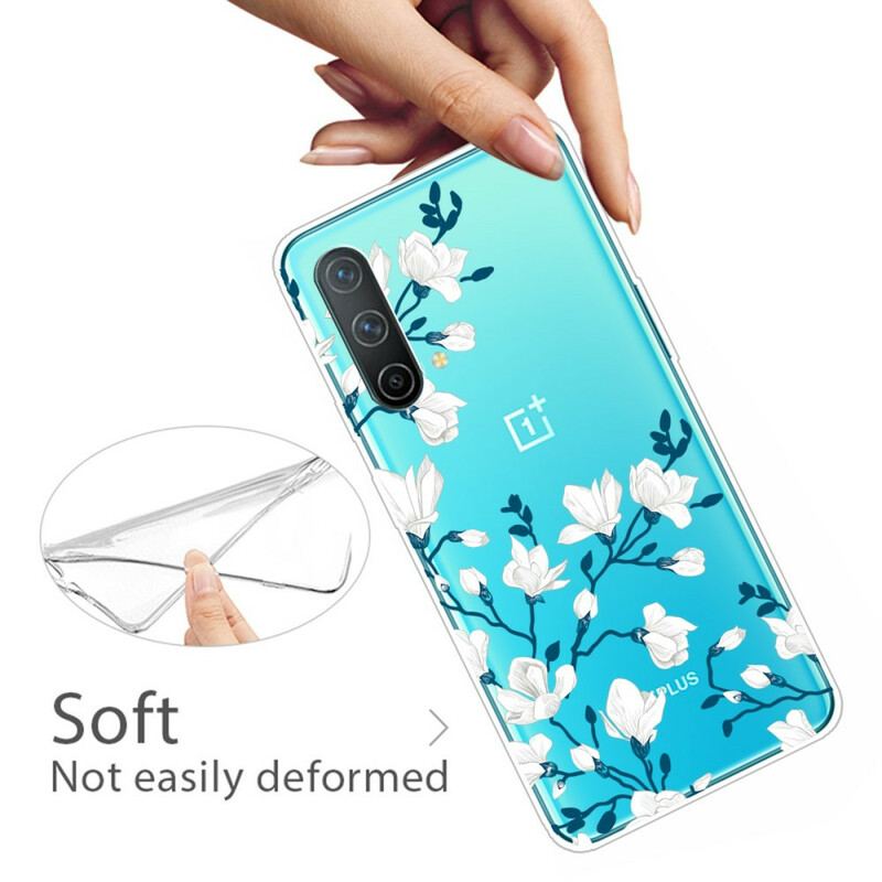 Capa De Celular Para OnePlus Nord CE 5G Flores Brancas